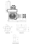 Ephil X-76cc-T  Two-Cylinder Two-Stroke Engine for Rc Fixed Wing