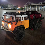 Crossrc Emo Jt6 6X6 RC Off-Road Climbing Flatbed Trailer RTR
