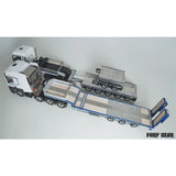 FURY BEAR Nooxion 1/14 OSDS 48-03 Series Engineering 3-axle Trailer Model
