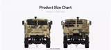 RLAARLO CQ261 1/10 6x6 RC BRUSHLESS Military Truck RTR