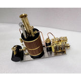 Engine Boiler Inline Double Cylinder Power Unit Suitable for 0.8M To 1.3M Rc Boat Power Model DIY