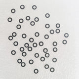 100pcs Nylon Gasket for 1/14 RC Hydraulic Excavator Oil Seal Model Outer Diameter 5mm Inner Diameter 2.7mm