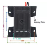 TBS Lucid Wing AIO 2-6S  MCU STM32H743VIH6 480MHz AM32 50A ESC Support DSHOT / EDT For FPV Freestyle Drones