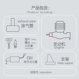 RCGF 60cc RE Rear Exhaust Pipe Petrol/ Engine for RC Airplane