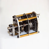 TOYAN Methanol Engine Self-made Model Car Gearbox Three-in-one-out  Transmission Reducer