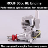 RCGF 60cc RE Rear Exhaust Pipe Petrol/ Engine for RC Airplane