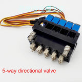Devil Model 6mpa 3-5CH M5 Metal Hydraulic Directional Valve for 1/14 Rc Excavator Diy DF-H5
