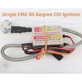 RCEXL NGK-CM6 10mm 90/120 Degree Ignition CDI Igniter 14.4V for DLE Single/Twin Cylinder Gas Engine Auto Angle
