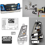 JUWUBA  4 in 1 Light Set Lamp System MFC-03 01 for 1/14 Tamiya RC Tractor VOLVO FH16 750 56362 Toy
