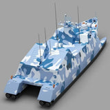 1/50 022 Missile Boat 3D Printing Molding Schiffe Kit