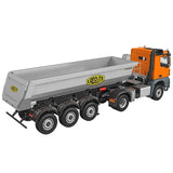 Kabolite K5801 1/14 4X4 RC Tractor Truck WITH 3 Axles Electric Lifting Dump Trialer RTR