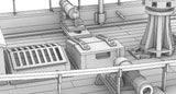 1/64 DUTCH GAFF GUNBOATS DIY Wood Model Kit