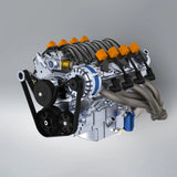 CISON  LS-52 V8 Engine Model Kit  52cc Displacement Water-Cooled Four-Stroke 8-Cylinder Engine KIT
