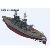 CY MODEL CY102 1/350  USS ARIZONA BB-39 Battle Ship Assembly Model Kit