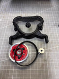 Belt Drive Conversion Kit Silent Upgrade Set for Crossrc EMO XX 1/6 RC Car OP PART