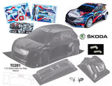 TC124 Lancia Delta S4 Rally Car Clear Unpainted Polycarbonate shell for 1/10 RC Drift Chassis Tamiya TT02