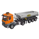 Kabolite K5801 1/14 4X4 RC Tractor Truck WITH 3 Axles Electric Lifting Dump Trialer RTR