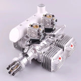 DLE DLE222 Four Cylinder Two-stroke 222CC Gas Engine for RC Fixed-wing Aircraft