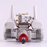 RCGF 21CCT V2 21cc Dual Cylinder Petrol/Engine with Exhaust Pipe for For RC Fixed  Airplane