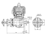 ZENOAH 62CC Rc Fixed-wing Engine G620PU