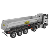 Kabolite K5801 1/14 4X4 RC Tractor Truck WITH 3 Axles Electric Lifting Dump Trialer RTR