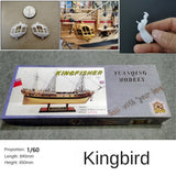 1/60 Ship Model HMS Kingfisher1804 British Royal Navy Frigate  Wooden Sailing Boat Model DIY Kit