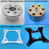 DLE Original Accessories for DLE170/170M Engine Crankshaft, Carburetor, Propeller Hub, Cylinder, Carburetor, Engine Mount, etc.