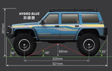 YIKONG YK4107 Yk4106 Y60 FJ60 Rc Car Transparent Case for 1/10 Trx4 Rc Car 324mm Wheelbase