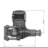 DLE 85 dle85 Gas Engine for RC Fixed Wing Aircraft Model