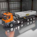 Kabolite K5801 1/14 4X4 RC Tractor Truck WITH 3 Axles Electric Lifting Dump Trialer RTR