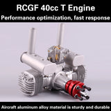 RCGF 40cc T 40CC Twin Cylinder Petrol Engine Dual Cylinder for RC Airplane