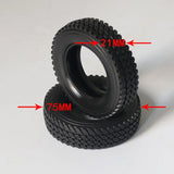 JDMODEL JDM-9D RC Towing Tire 75mm Narrow Tire Towing Carriage 1/14 for  Tamiya Rc Truck Trailer 32pcs