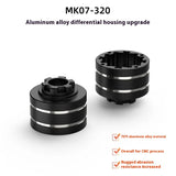 RLAARLO Mk07 Jk07pro Op Part Metal Accessories Armor Weight C Seat Steering Cup Bridge Cover Front Bar Differential Shell
