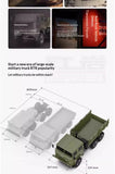 RLAARLO CQ261 1/10 6x6 RC BRUSHLESS Military Truck RTR
