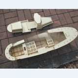 1/16 Coast Guard Lifeboat Handmade Wooden Boat Model Diy Kit