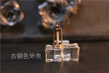 Alloy Bronze Tritium Lamp Keychain Self-luminous for 25 Years