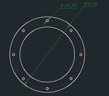1/12 RC Hydraulic Excavator Model Metal Turntable JZ-120