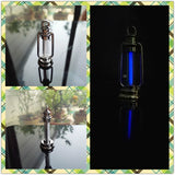 Alloy Bronze Tritium Lamp Keychain Self-luminous for 25 Years