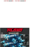 RCRUN 1:10 Rc Car Negative Pressure Hydraulic Metal Shock Absorber Multi-size