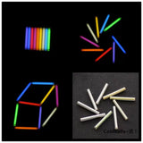 Sterling Silver Tritium Tube Keychain Self-luminous for 25 Years