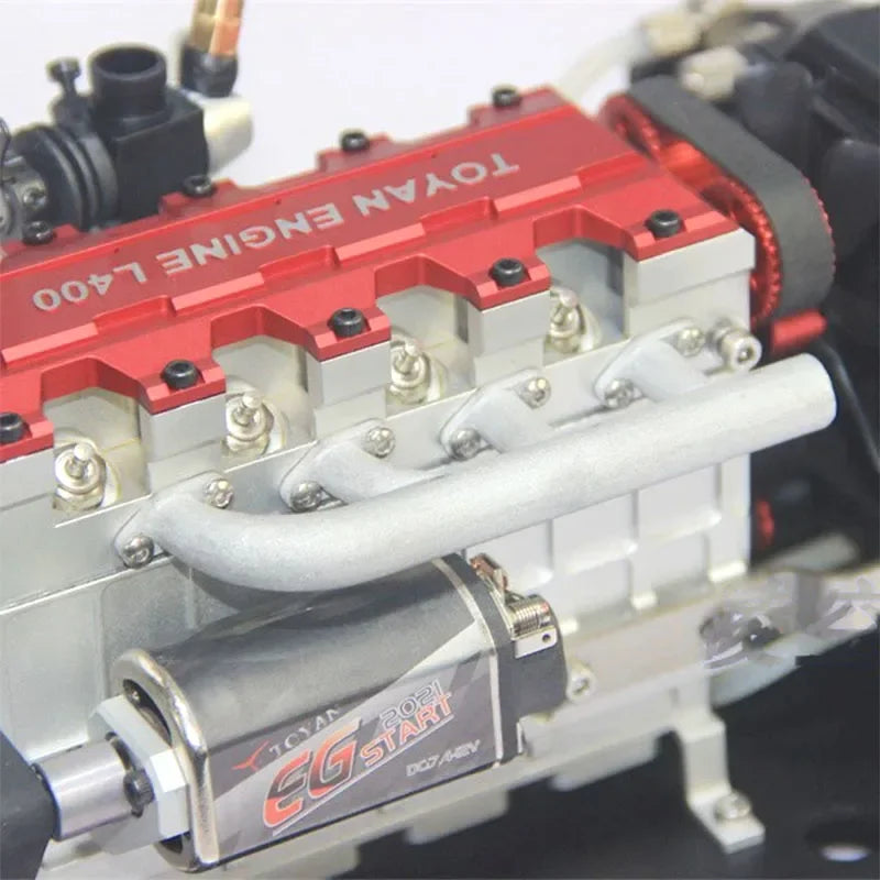 Exhaust Silencer Pipe TOYAN FSL400 Four Cylinder Methanol Engine