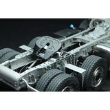 6x6 Gearbox Planetary Reduction Differential Lock Axle Trailer Chassis for 1/14 Tamiya Man Rc Tractor