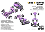 ZERORC GP00 RWD 1/24 1/28 RC DRIFT CAR METAL FRAME KIT