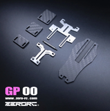 ZERORC GP00 RWD 1/24 1/28 RC DRIFT CAR METAL FRAME KIT