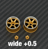LS Studio Rays TE37 Miniz AWD 1/24 Rc Drift Car Metal Wheel Hub 20mm 1 Pair