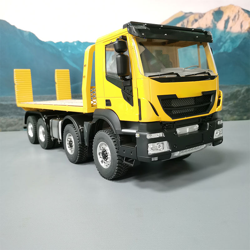 Camion Eligor 118218 Iveco Stralis 480XP Avec Remorque Plate-Forme (Neuf)