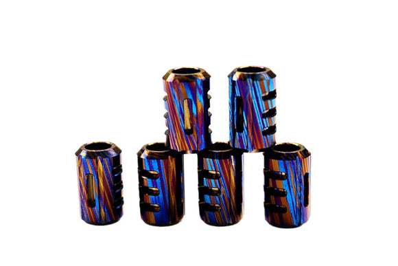 Color Titanium Alloy Tritium Tube Keychain Self-luminous for 25 Years