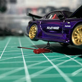 1:64 Scale  Mechanic Figure Jack Miniature Car Repair Scene for NEZ RC DRIFT CAR