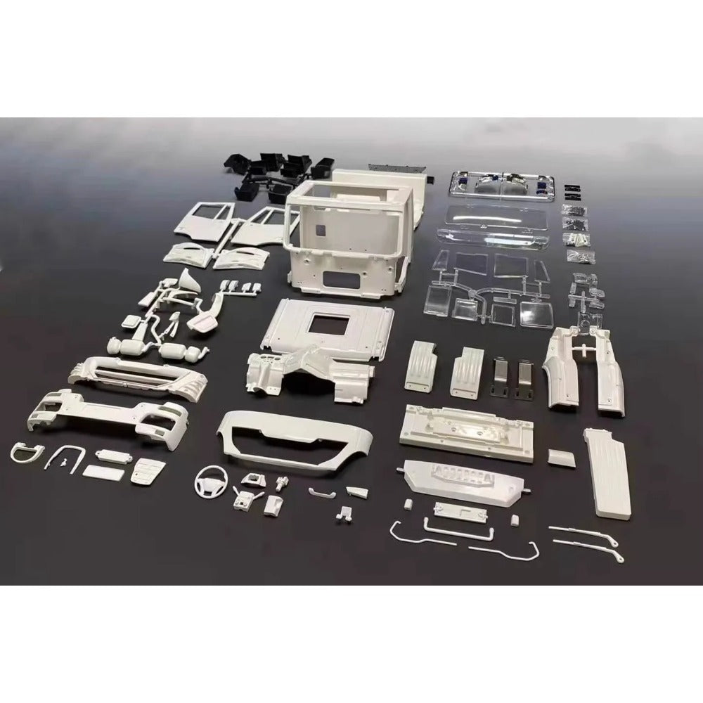 Painted Version IVECO ABS Shell Body DIY Kit for 1/14 Tamiya Remote ...