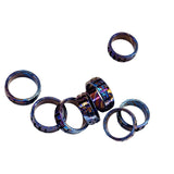 Colored Titanium Tritium Tube Ring Self-luminous for 25 Years